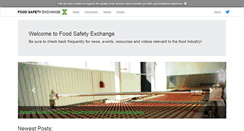 Desktop Screenshot of foodsafetyexchange.com